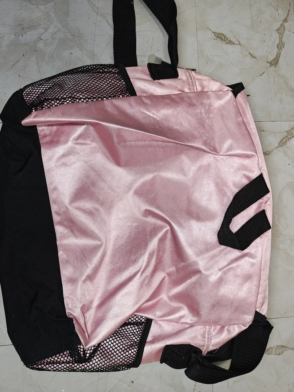 Pink Floral Satin Crossbody Bag for Women